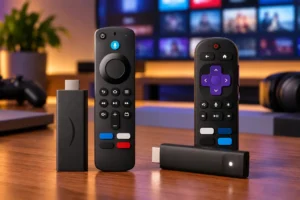 Fire TV Stick HD ou Roku HD: Alexa integrada ou instalação por USB