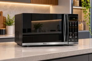 Três micro-ondas Philco: 33L, Air Fryer ou 20L na cozinha