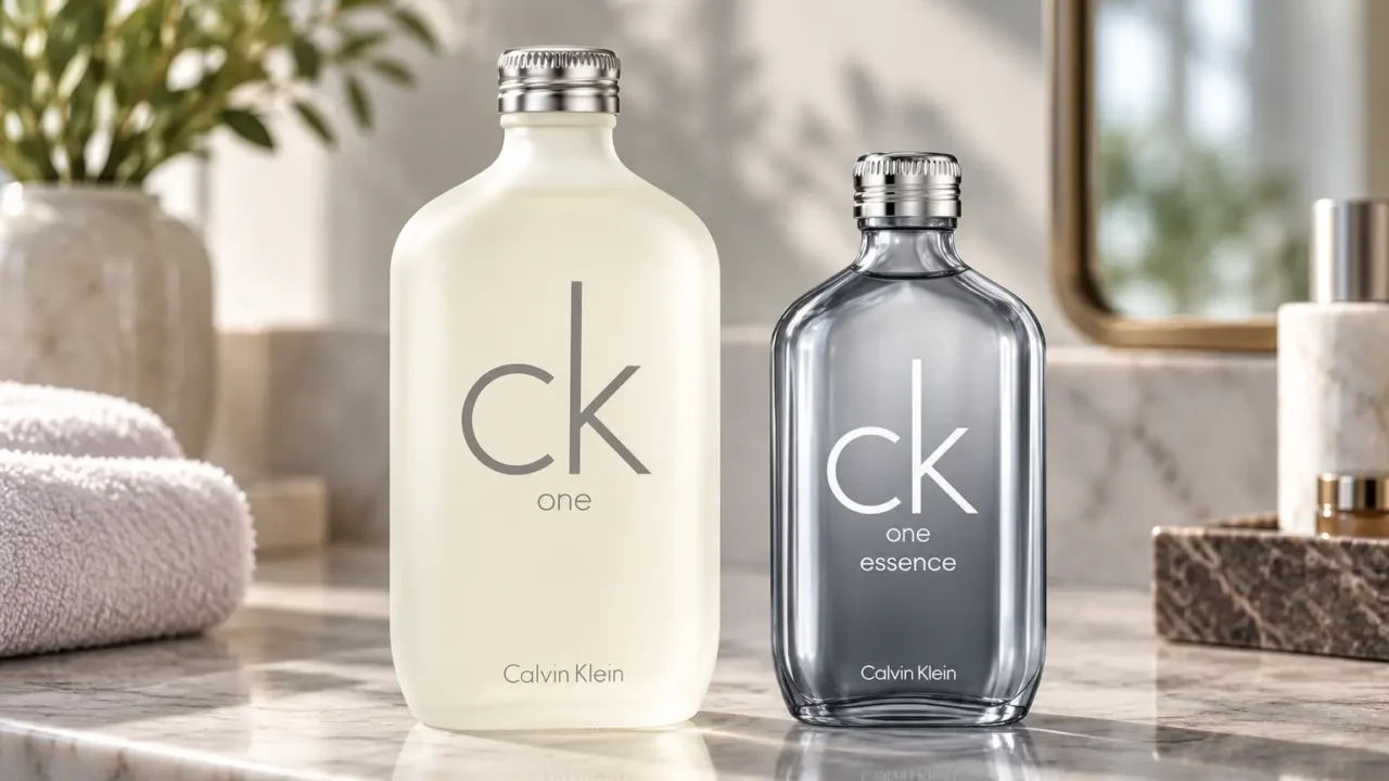 CK One 200ml ou Essence 100ml: frescor cítrico ou intensidade?