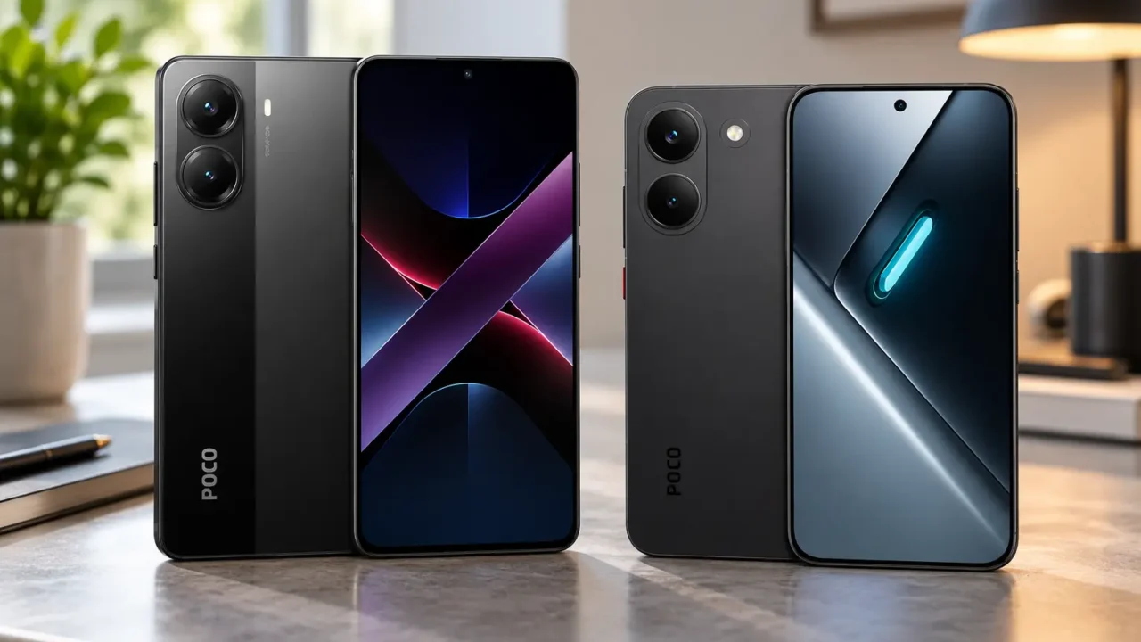 Poco X8 Pro ou X7 Pro: mesma memória, gerações e processadores diferentes
