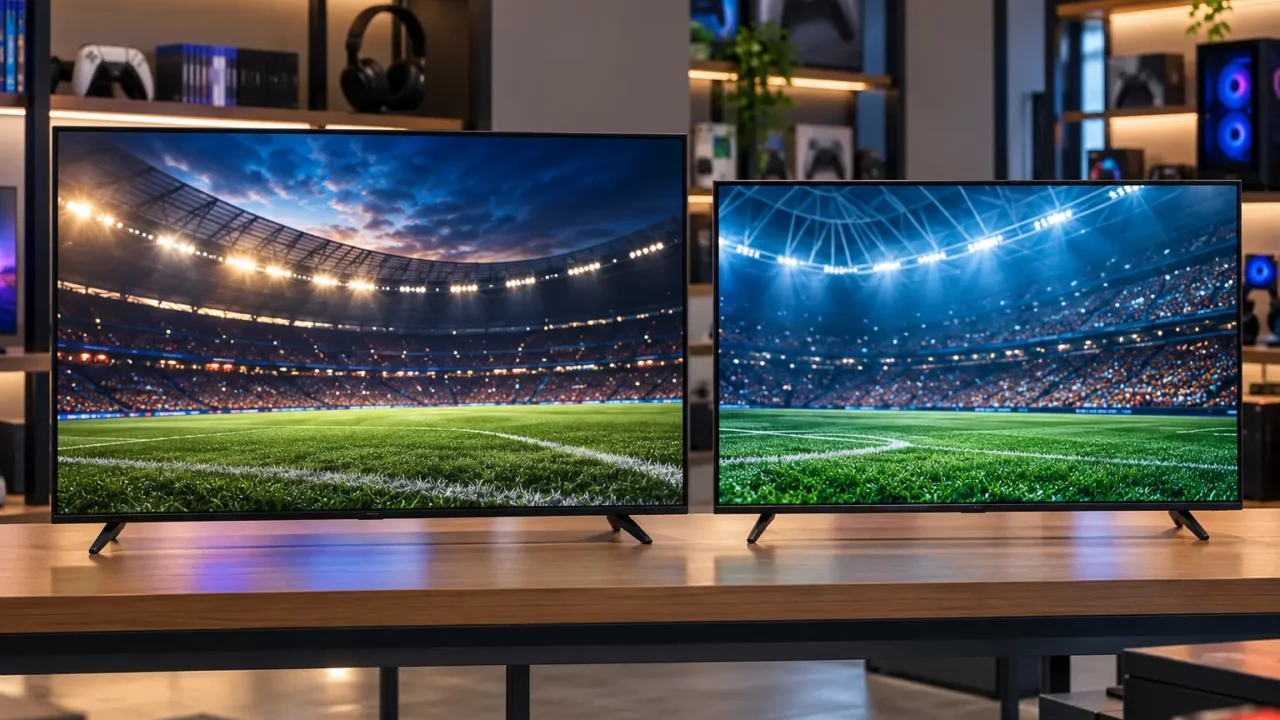 U8100F 55″ ou U8600F 50″: tela maior ou Som Adaptativo