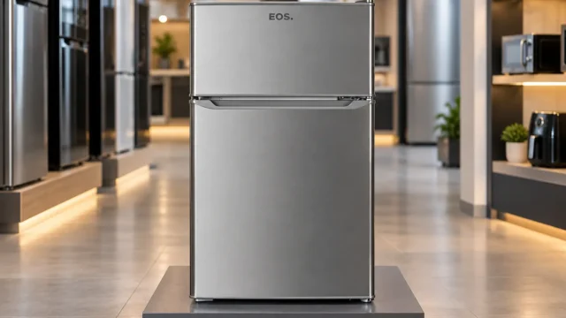 Frigobar EOS de 88L tem congelador de 27L; o de 47L é compacto