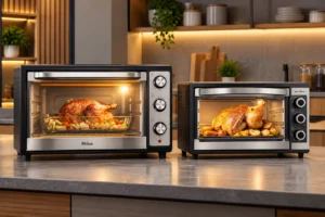 Philco PFE65 65L ou Britânia BFE55P 52L: espaço e timer de preparo