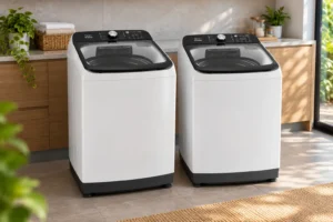 Midea Wave WK05 ou WK04: mesmas 15 kg, diferenças nos programas