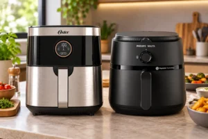 Oster 4,8L ou Philips Walita 6,2L: mais espaço para as porções