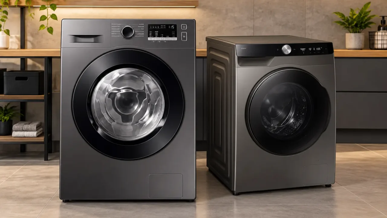 Samsung WD13FG ou WD11M: 13/8 kg ou 11/7 kg na rotina de lavagem