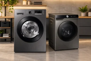 Samsung WD13FG ou WD11M: 13/8 kg ou 11/7 kg na rotina de lavagem