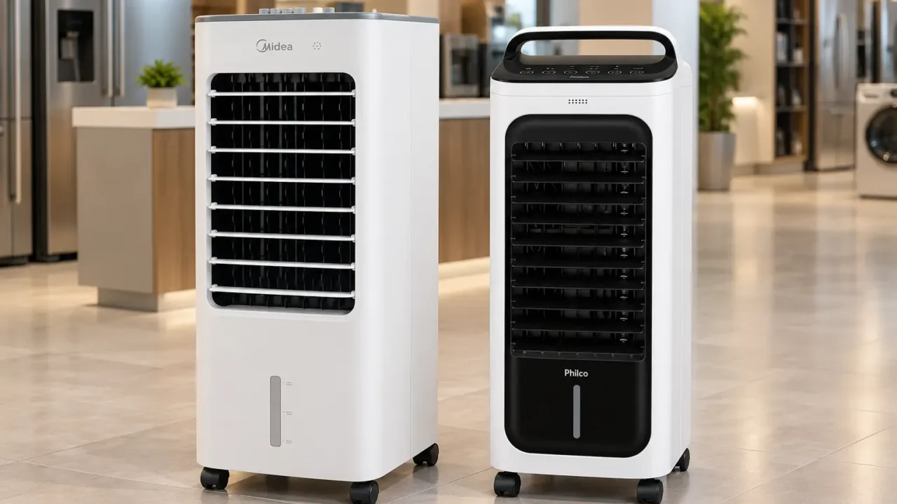Midea 5L ou Philco PCL10QF: climatização simples ou aquecimento