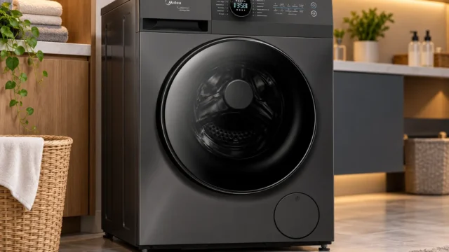 Três lava e seca Midea de 10,5kg a 11kg: conectividade ou Slim?