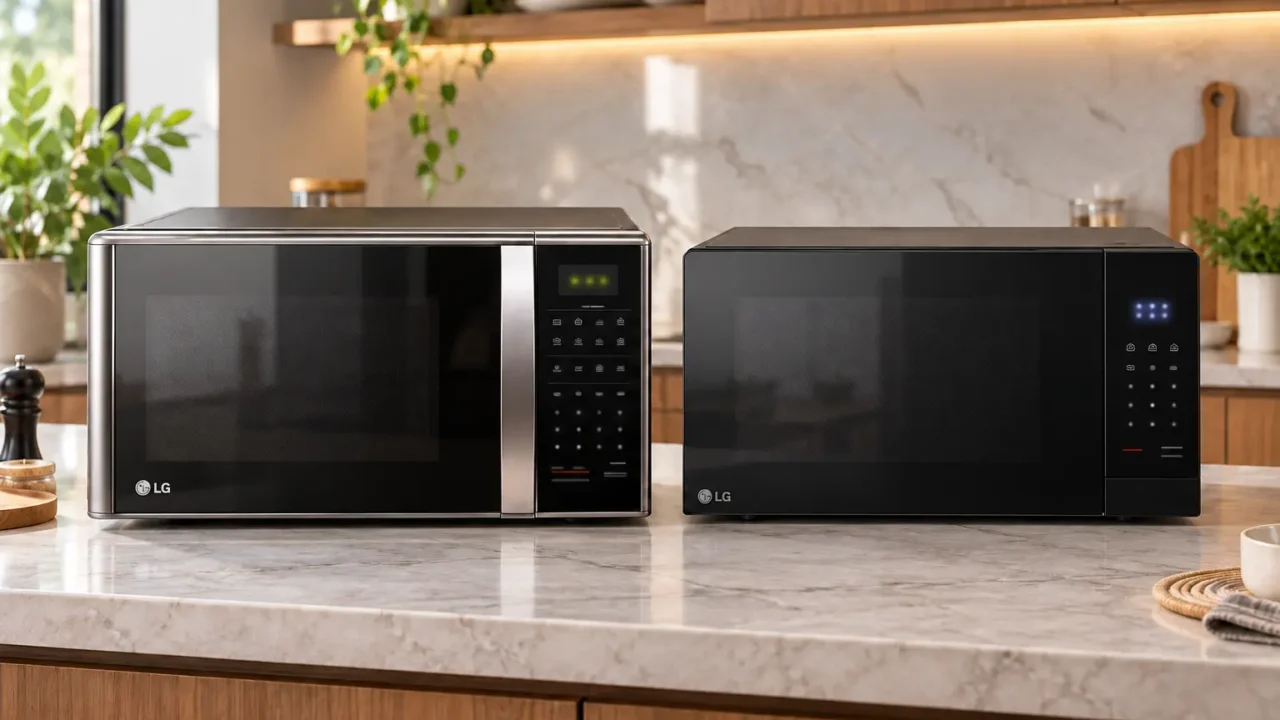 LG NeoChef MS3033DSA ou MS3043BR: funções touch ou 30 litros