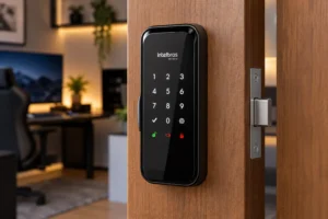 Intelbras FR 101 ou LucZeng: senha simples ou biometria 5 em 1