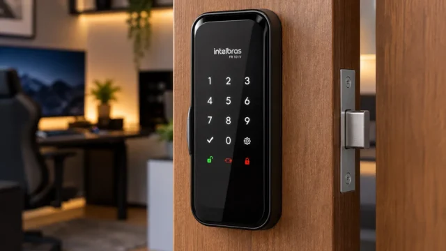 Intelbras FR 101 ou LucZeng: senha simples ou biometria 5 em 1