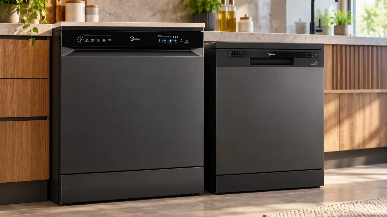 Midea 14 ou 8 Serviços: capacidade ou flexibilidade de instalação