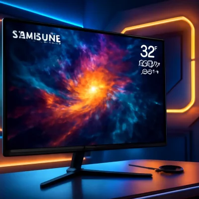 Monitor UHD Samsung 32" 4K, HDMI, Display Port, Freesync