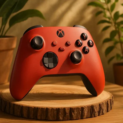 Controle Sem Fio Xbox Pulse Red: conforto e compatibilidade versátil