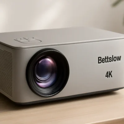 Bettdow Projetor 4K 3D 25000 Lumens: Potência e Conectividade para o Seu Cinema em Casa