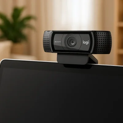 Logitech Webcam HD Pro C920: Qualidade Full HD com Correção de Luz