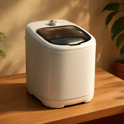 Mini Lavadora de Roupas Praxis Petit 1,2KG 127V Branca: Compacta e Eficiente