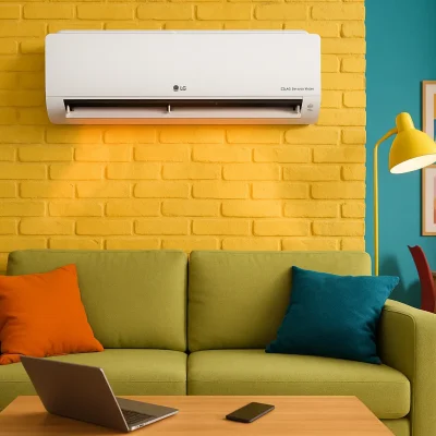 Ar-condicionado LG Dual Inverter Voice 9000 Btus Quente e Frio