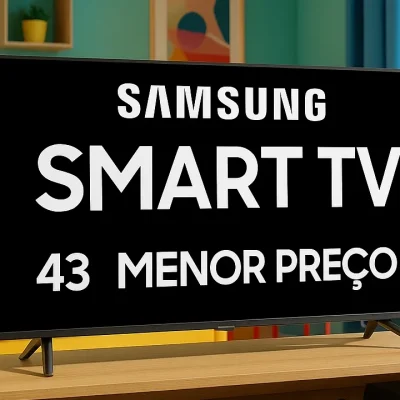 5 Melhores Smart TVs Samsung 43" com Menor Preço
