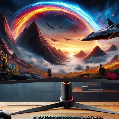 Monitor Gamer 34" Curvo 1ms 165Hz UltraWide QHD