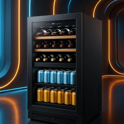 M.Prime VinoBeer Inverter Smart: Adega e Cervejeira Embutida 2 em 1