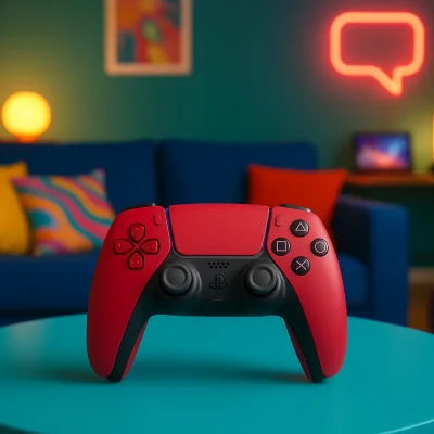 Controle Dualsense Cosmic Red: imersão e conforto