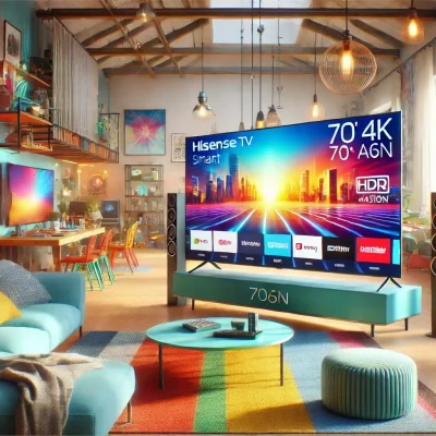 Hisense Smart TV UHD 4K 70" 70A6N com HDR10+ e Dolby Vision