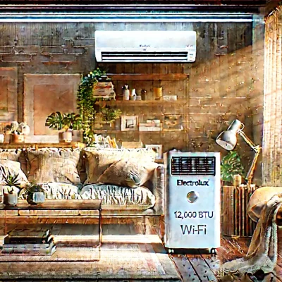 Ar-Condicionado Portátil Electrolux 12.000 BTUs com Wi-Fi
