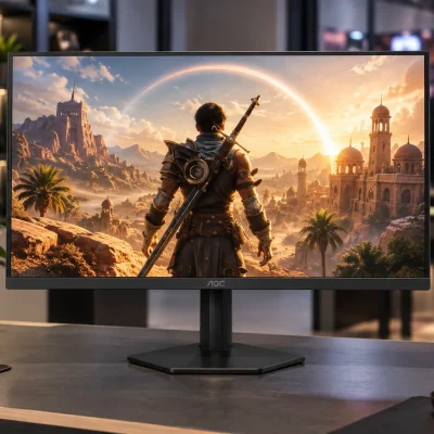 Nos monitores AOC, 200 Hz ou 27" mudam mais o perfil de uso