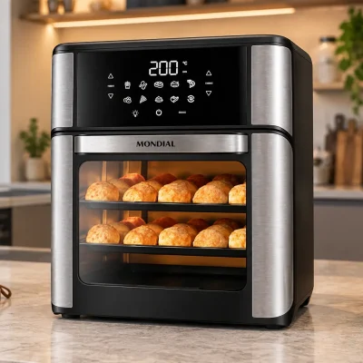 Mondial Oven 12L: duas versões parecidas, fichas bem diferentes