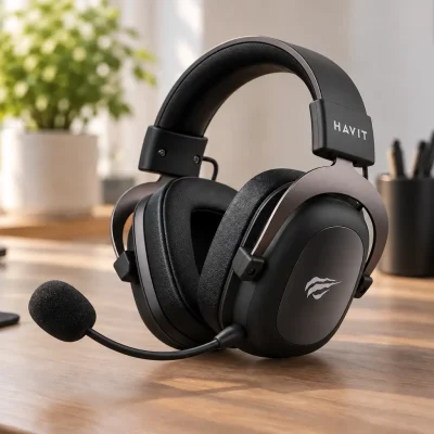Havit Fuxi H7SE sem fio ou 3,5 mm: a conexão define o uso
