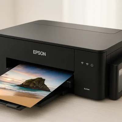 Epson EcoTank L8050: Impressora fotográfica com tanque de tinta, Wi-Fi e 6 cores