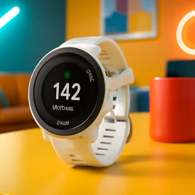 Relógio Garmin Forerunner 55 Branco: Monitor Cardíaco de Pulso com GPS