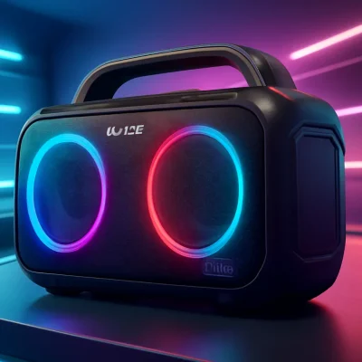 Caixa de Som Boombox Plus AIWA BBS-01-B: Potência e Durabilidade Imbatíveis