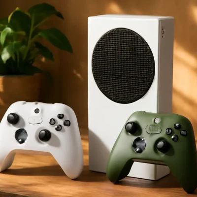 Console Xbox Series S 512GB com 1 Controle Branco e 1 Verde