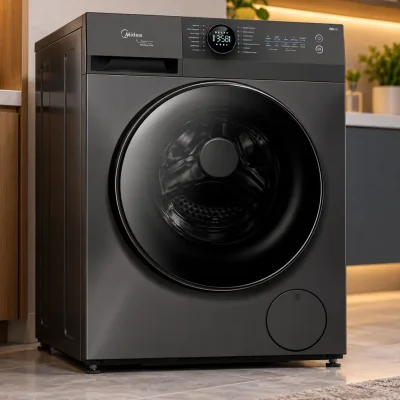 Três lava e seca Midea de 10,5kg a 11kg: conectividade ou Slim?