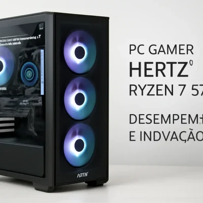 PC Gamer Hertz® Ryzen 7 5700X: Desempenho e Inovação