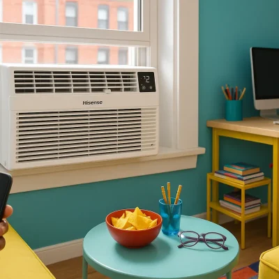 Ar-Condicionado Janela Hisense com Wi-Fi: Silêncio, Economia e Praticidade