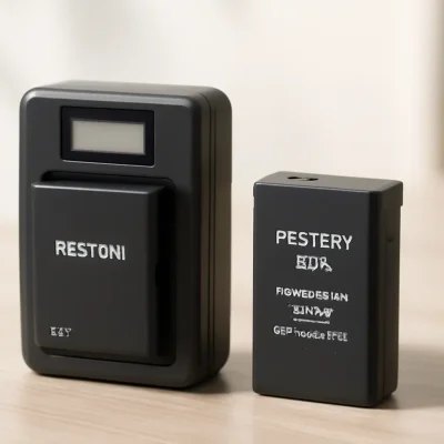 BESTON Conjunto de 2 baterias e carregador LP-E17 para câmeras Canon