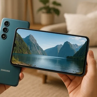 Samsung Galaxy M55 5G: Tela Imersiva e Câmeras Poderosas