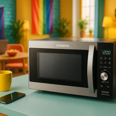 Micro-Ondas Mondial 1200W: Potência e Praticidade na Cozinha