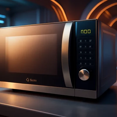 Micro-ondas 35L Grill Prata Espelhado Midea 127V