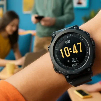 KOSPET Tank T3 Ultra Smartwatch com GPS e Design Militar