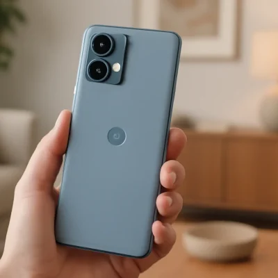 Smartphone Moto G84 5G 16GB RAM Boost 256GB Azul - Couro Vegano