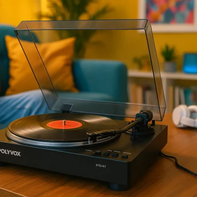 Toca-Discos Belt Drive XTD-67 da Polyvox: Som e Conectividade
