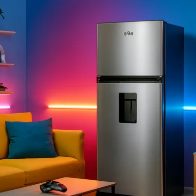 Geladeira EOS 190 Litros com Dispenser de Água na Porta Inox ERV200S