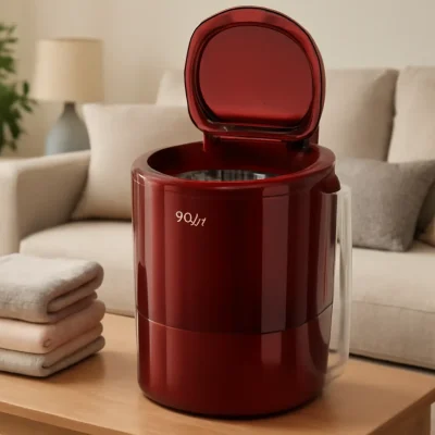 Lavadora de Roupas Portátil Praxis Vermelha 1,2kg 5 Modos de Lavagem