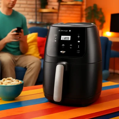 Fritadeira Sem Óleo Air Fryer Digital 5L, Mondial, Preto, 2000W