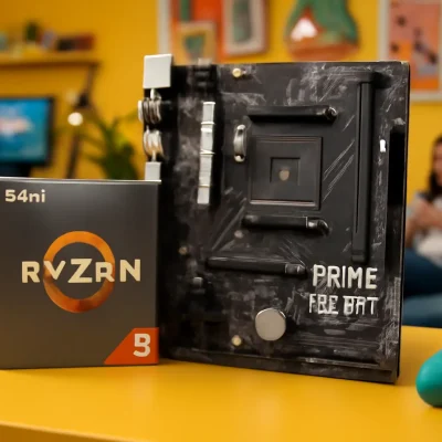 KIT UPGRADE AMD RYZEN 5 5600G, PLACA MÃE A520M-E PRIME ASUS, NEOLOGIC